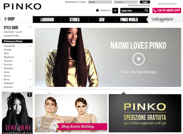 E-commerce Pinko