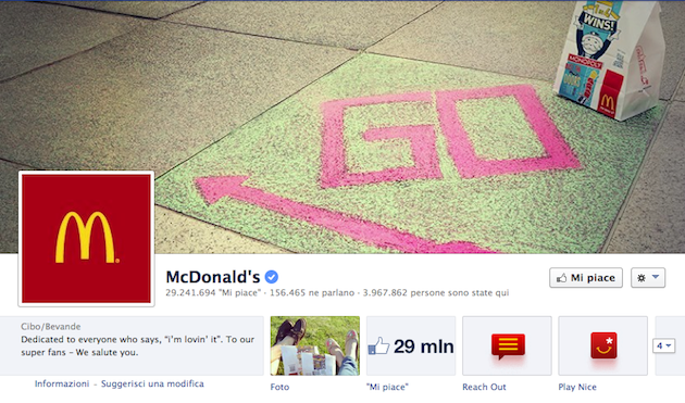Facebook-McDonalds