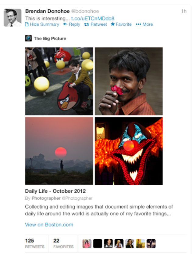 twitter card - gallery card