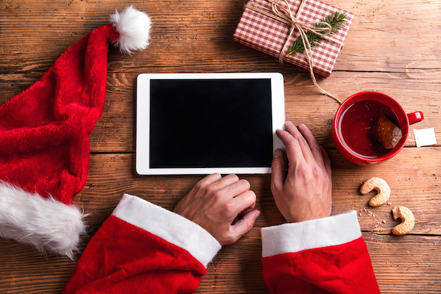 lettera babbo natale social media